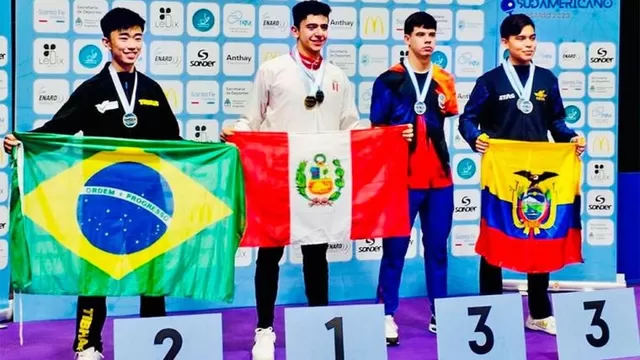 Carlos Fernández conquistó el Sudamericano Sub-19 de tenis de mesa