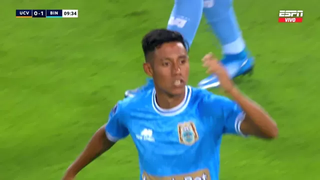César Vallejo vs. Binacional: Palacios marcó el 1-0 a los once segundos del duelo por la Sudamericana