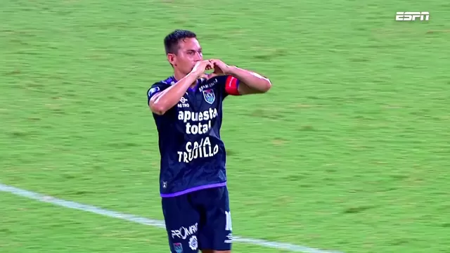Jairo Vélez cambió penal por gol tras una mano en el área del DIM. El ecuatoriano ejecutó con seguridad la pena máxima. | Video: ESPN