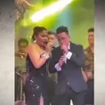 Christian Cueva cantó con Marisol en boda de Brunella Horna y Richard Acuña