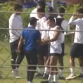 Christian Cueva recibió un &#39;apanado&#39; de bienvenida en Alianza Lima