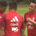 Christian Cueva troleó a Yoshimar Yotún en práctica de la selección peruana