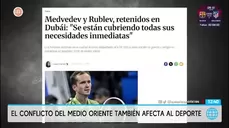 El conflicto del Medio Oriente también afecta al deporte mundial y a sus representantes. | AD