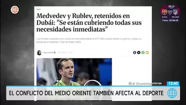 El conflicto del Medio Oriente también afecta al deporte mundial y a sus representantes. | AD