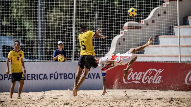 Copa América de Fútbol Playa: Golazo de chalaca de Billy Velezmoro en triunfazo de Perú
