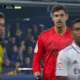 Courtois fue a buscar el 2-2 ante Villarreal y en la contra Danjuma falló el gol