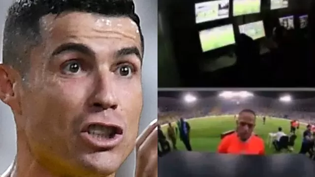 Cristiano Ronaldo enfureció por gol anulado tras revisión del VAR