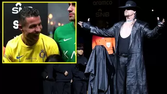 Cristiano Ronaldo impactado con el ingreso del Undertaker