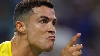 El enojo de Cristiano Ronaldo. | Foto: AFP/Video: SSC