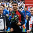 Cristiano Ronaldo recibió el reconocimiento de Récords Guinness