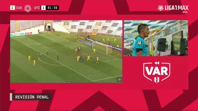Cusco FC vs. UTC: El VAR se utilizó para cobrar un nuevo penal en el Clausura
