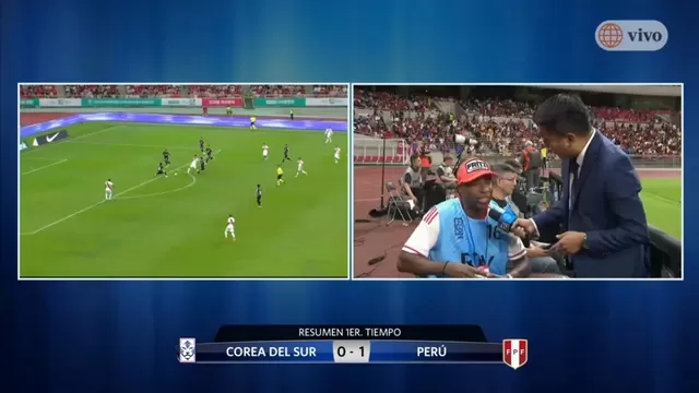 Perú vs. Corea del Sur. | Video: América Televisión