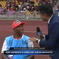 Cuto Guadalupe presente en el Perú vs. Corea del Sur