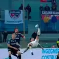 Gianluca Lapadula buscó anotar en el Pisa vs. Cagliari con espectacular chalaca