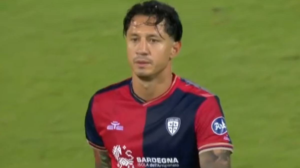 Gianluca Lapadula falló ocasión de gol y luego fue cambiado