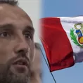 Hernán Barcos entonó así el Himno Nacional del Perú