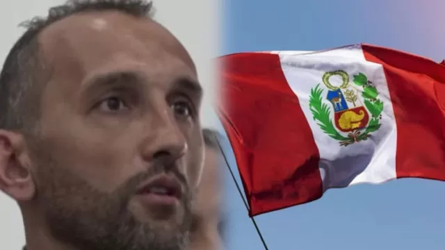 Hernán Barcos entonó así el Himno Nacional del Perú