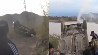 Huancavelica: Impactante accidente en carrera de autos clásicos