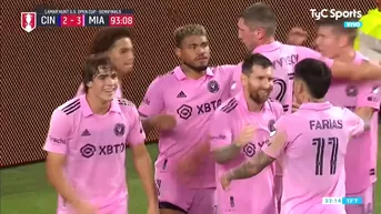 Inter Miami vs. Cincinnati: Josef Martínez marcó el 3-2 y remontó el resultado