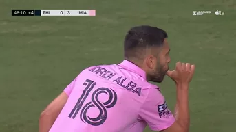 Inter Miami vs. Philadelphia: Jordi Alba pareció para anotar el 3-0 