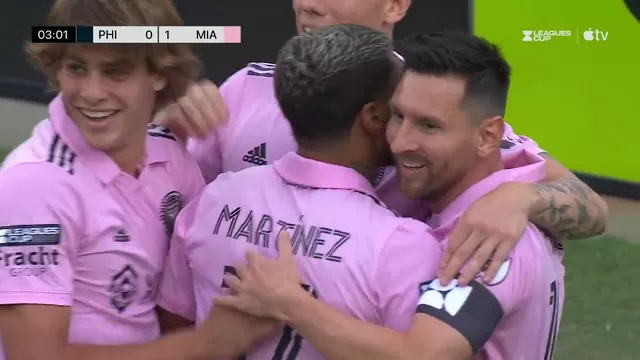 Inter Miami vs. Philadelphia: Josef Martínez marcó el 1-0 para el equipo de Messi con un golazo