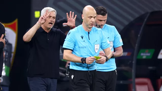José Mourinho insultó a los árbitros en el estacionamiento tras perder la final