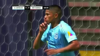 Kevin Quevedo marcó su primer gol con Universidad Católica de Ecuador