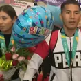 Kimberly García y César Rodríguez, medallistas en Santiago 2023, regresaron al Perú