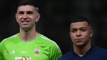 Kylian Mbappé imitó la celebración del 'Dibu' Martínez y se volvió viral