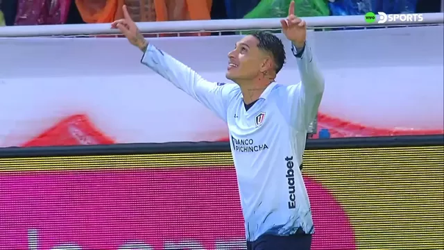 Paolo Guerrero marcó el 2-0 para LDU. | Video: DSports
