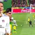 LDU vs. Defensa y Justicia: Paolo Guerrero remató desde fuera del área y el palo le negó el gol
