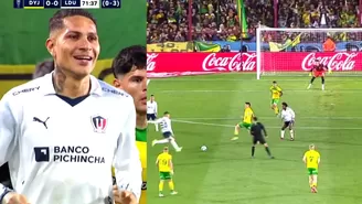 Guerrero tuvo el gol de LDU en sus pies. | Video: DSports.