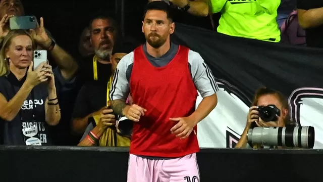 Lionel Messi empezó a calentar y estalló el Red Bull Arena