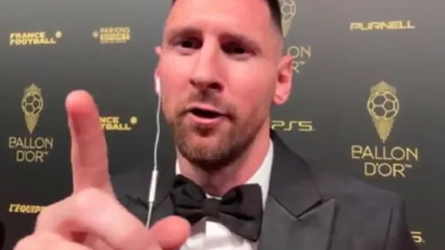 Messi conquistó su octavo Balón de Oro. | Video: Ibai