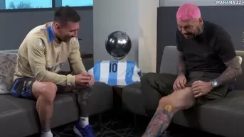 Lionel Messi quedó sorprendido con tatuaje de Marcelo Tinelli