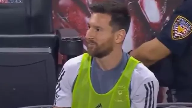 Lionel Messi reaccionó así al 1-0 del Inter Miami ante New York Red Bulls
