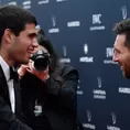 Lionel Messi sorprendió a Carlos Alcaraz que dejó de declarar por saludarlo