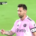 Lionel Messi y reacción al gol del empate de Cruz Azul sobre Inter Miami