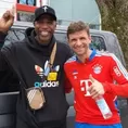 Luis &#39;Cuto&#39; Guadalupe registró en video su encuentro con Thomas Müller