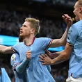 Manchester City vs. Arsenal: Golazo de De Bruyne para el 1-0