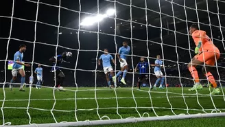 Manchester City vs. Inter: Ederson atajó cabezazo de Lukaku a los 88&#39;