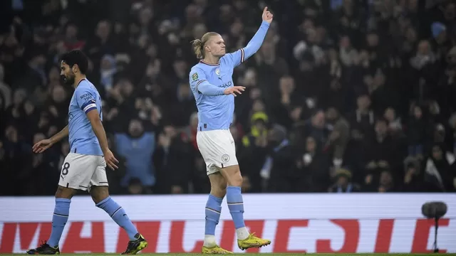 Manchester City vs. Liverpool: Haaland marcó el 1-0 tras centro de De Bruyne