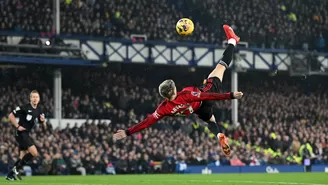 Manchester United: Alejandro Garnacho anotó un maravilloso golazo de chalaca