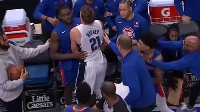 Feroz bronca en la NBA. | Video: Espn