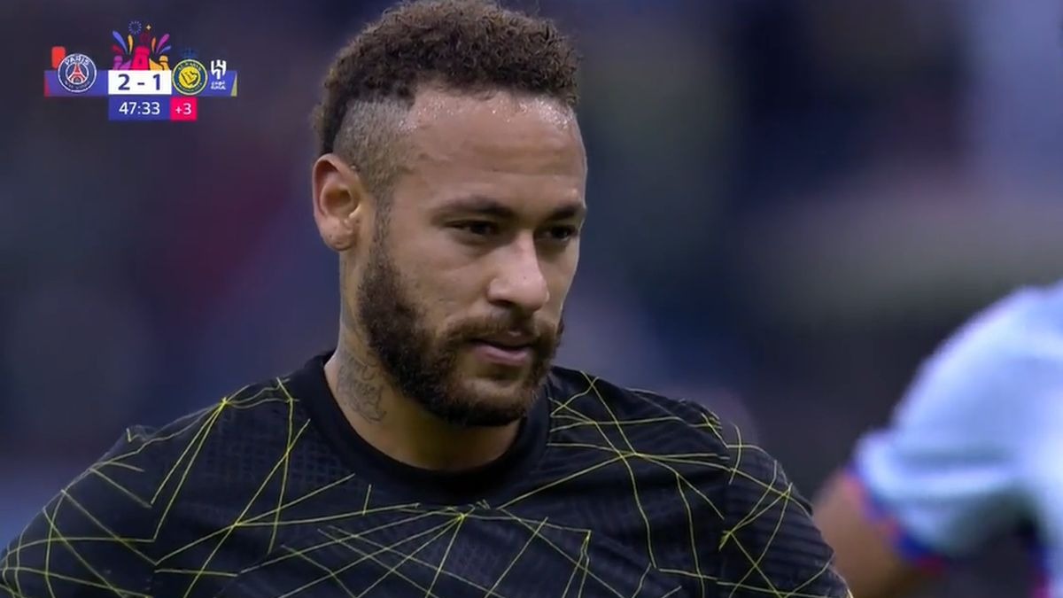 Neymar no pudo con Al-Owais. | Video: Espn