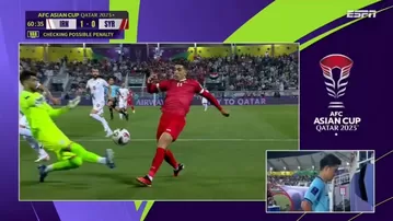 Pablo Sabbag generó penal para el 1-1 parcial de Siria ante Irán