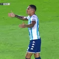 Paolo Guerrero estuvo muy cerca de anotar de cabeza para Racing ante Newell&#39;s