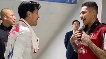 Paolo Guerrero se reencontró con Son Heung-Min y esto pasó