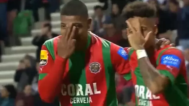 Percy Liza marcó su primer gol con el Marítimo en Portugal