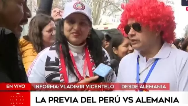 Perú vs. Alemania: Hinchas de la Bicolor arman la previa en Mainz